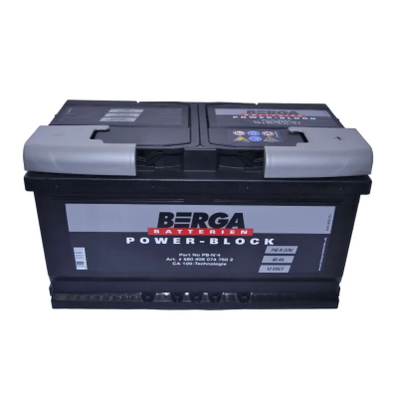 Акумулятор автомобільний Berga Power Block 80Ah (740EN) (580406074)
