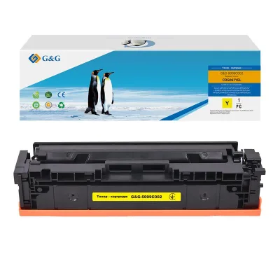 Тонер-картридж G&G Canon 067 MF651Cw/MF657Cdw/LBP631Cw/LBP633Cdw Yellow 1250 pages (G&G-5099C002)