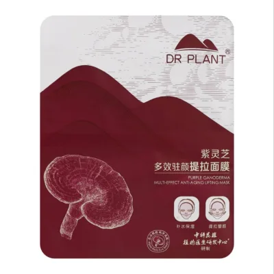 Маска для обличчя Dr. Plant Ganoderma Multi-Effect Anti-Aging Lifting Mask Ліфтинг маска-корсет З екстрактом рейші 1 шт. (6959436323440)