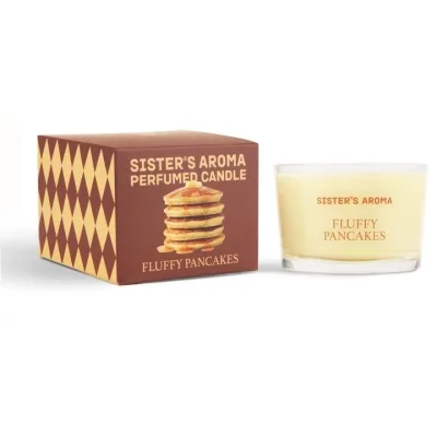 Ароматична свічка Sister's Aroma Fluffy Pancakes 150 г (4820227786275)