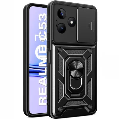 Чохол до мобільного телефона BeCover Military Realme C53 Black (710701)