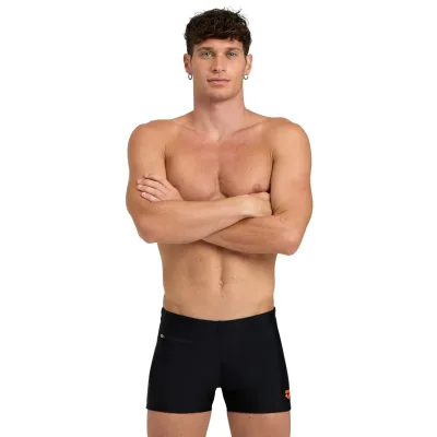 Плавки Arena Zip Swim Short 006159-500 чорний 95 (3468336880128)