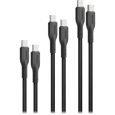 Дата кабель USB-C to USB-C 2.0m Promate (cablekit-cc.black)