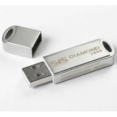 Апаратний ключ безпеки SIS Засіб КЗІ електронний ключ DIAMOND 2000, металевий корпус (D2000M)