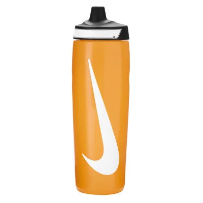 Пляшка для води Nike Refuel Bottle 24 OZ бежевий, чорний, білий 709 мл N.100.7666.704.24 (887791745422)