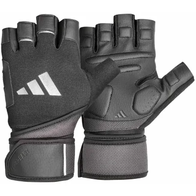Рукавички для фітнесу Adidas Wrist Wrap Training Gloves ADGB-15051 чорний S (885652026208)
