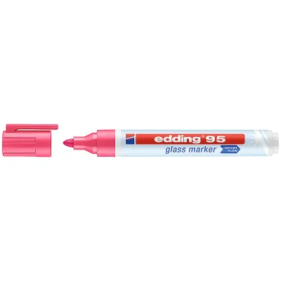 Маркер Edding Glass e-95 1,5-3 мм круглий рожевий (e-95/09)