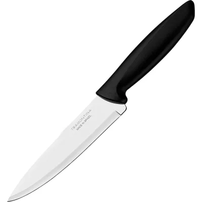 Кухонний ніж Tramontina Plenus black Chef 152 мм (23426/106)