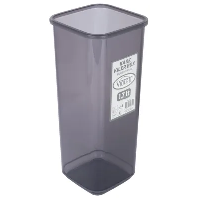 Ємність для сипучих продуктів Violet House Transparent Black 1.7 л (0311 Transparent Black)