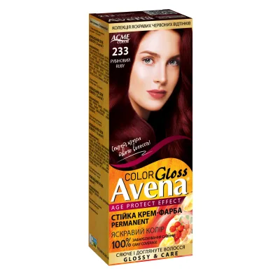 Фарба для волосся Acme Color Avena Gloss Color Стійка 233 - Рубіновий (4823115502735)