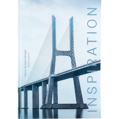Канцелярська книга Axent Inspiration А4 у твердій обкладинці 96 аркуші клітинка (8422-564-A)
