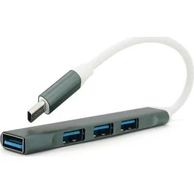 Концентратор Voltronic USB-C 4xUSB 3.0 0.1m black (YT-TC3H4-B)