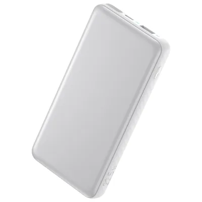 Батарея універсальна Anker 10000mAh 22.5W Built-In USB-C Cable White (A110DH21)