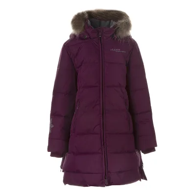 Пальто дитяче Huppa PARISH 12470055 бордовий 128 (4741468686424)