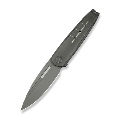 Ніж складаний туристичний Weknife Hull (9.9 см) Bohler M390 / Titanium сірий