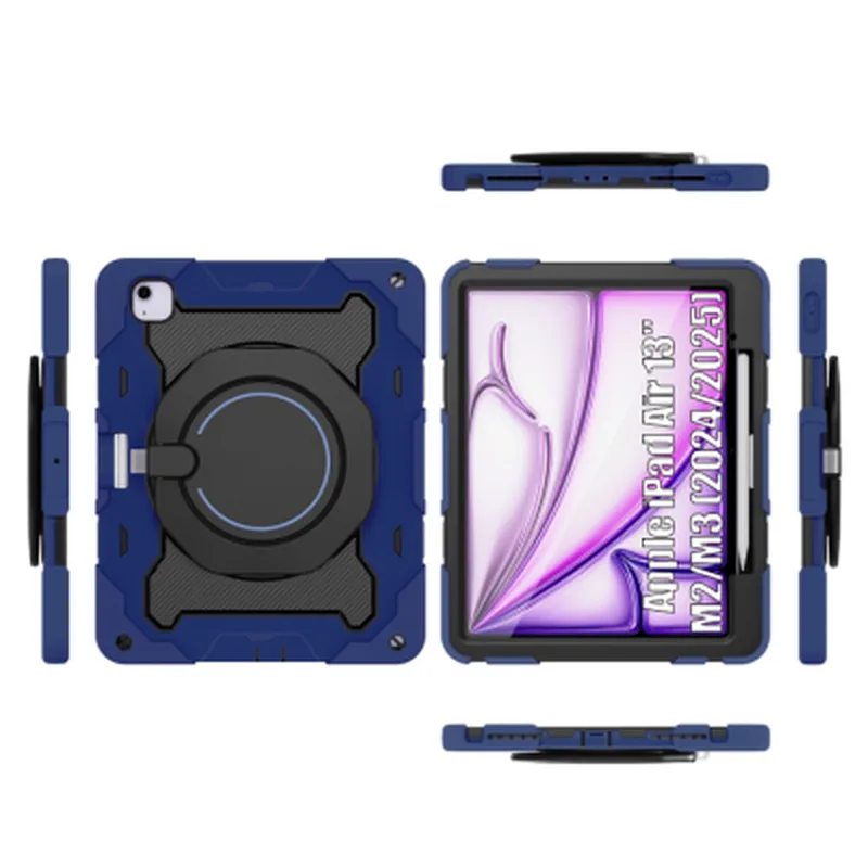 Чохол до планшета BeCover Armor Stand Apple iPad Air 13" M2/M3 (2024/2025) Blue (711927)