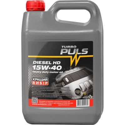 Моторна олива TURBO PULS DIESEL HD 15W-40 API CF-4/SG 3,6л (4820070240139)