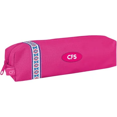 Пенал Cool For School School Vyshyvanka Classic 1 відділення Рожевий (CF85545)