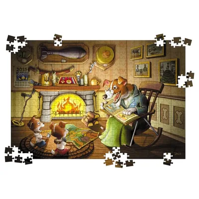 Пазл UkrainianPuzzles Пес Патрон на пенсії