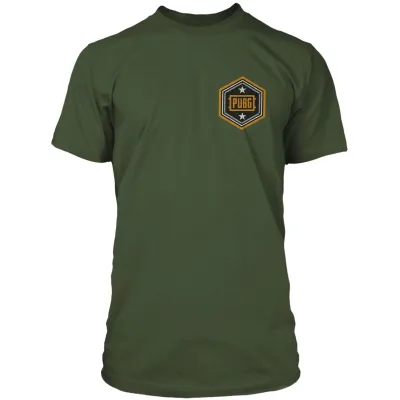 Футболка Jinx PUBG - Pan Man Premium Tee Surplus Green, M (JINX-9219 GRM)