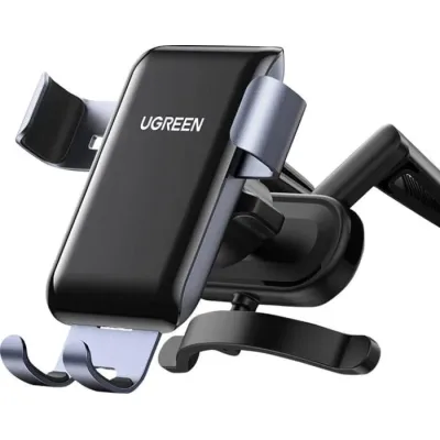 Універсальний автотримач Ugreen LP274 Gravity Phone Holder for Round Air Vent Black (30401)