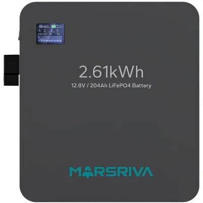 Батарея LiFePo4 Marsriva 12.8V 204Ah 2.61kWh (MR-LFP12-200-WMD)