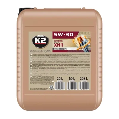 Моторна олива K2 Synthetic SN XN1 5W-30 20 л (O14920E)