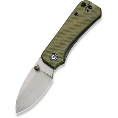 Ніж Civivi Baby Banter Stonewash Olive G10 (C19068S-5)