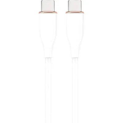 Дата кабель USB-C to USB-C 1.5m 3A Cablexpert (CC-USB2S-CMCM-1.5M-W)