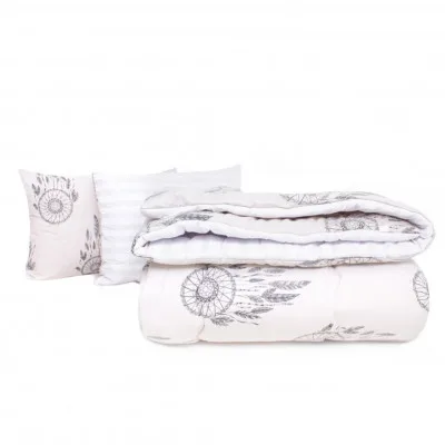Ковдра MirSon Набір Tencel Зима №3067 Color Fun Line Cat (ковдра+2 подушки середні) 220х240+2х50х70 (2200004847894)