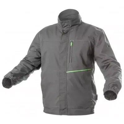 Куртка робоча Hoegert LEMBERG HT5K800-1-XL 65% поліестер/35% бавовна темно-сіра, XL (54) (HT5K800-1-XL)