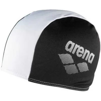 Шапка для плавання Arena Polyester II JR 002468-510 чорний, білий Діт OSFM (3468336217856)