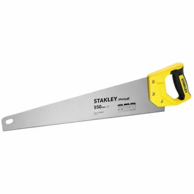 Ножівка Stanley SHARPCUT із загартованими зубами, L=550мм, 11 tpi. (STHT20372-1)