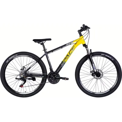 Велосипед Space 27.5" PHAETON DD FR рама-17" AL 2026 сіро-жовтий (OPS-SP-27.5-084)