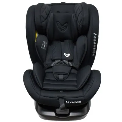 Автокрісло Velano Aura 360° i-Size 40150 см, ISOFIX, black (48415)