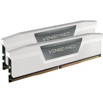 Модуль пам'яті для комп'ютера DDR5 32GB (2x16GB) 6400 MHz Vengeance White Corsair (CMK32GX5M2B6400Z36W)