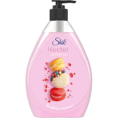 Гель для душу Shik Nectar Strawberry Macaroons 900 г (4823107606984)