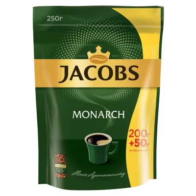 Кава Jacobs розчинна 250г, пакет (prpj.90137)