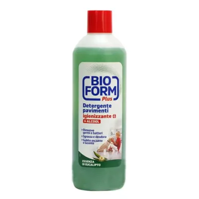 Засіб для миття підлоги Bioform Plus Eucalipto Дезінфікуючий 1.5 л (8003640004430)
