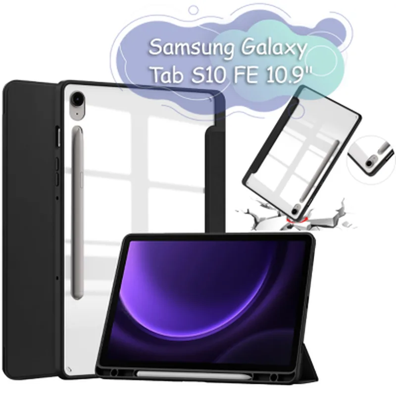 Чохол до планшета BeCover Soft Edge Samsung Galaxy Tab S10 FE (SM-X520/SM-X526) 10.9" Black (713300)