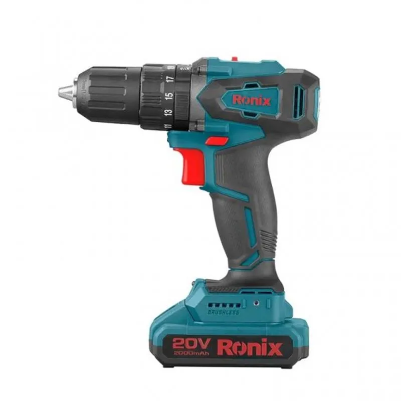 Шуруповерт Ronix ударний акумуляторний 20В, 2Ah х 2 (8900K)