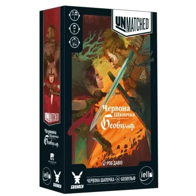 Настільна гра Geekach Games Unmatched: Червона Шапочка проти Беовульфа (GKCH054RB)