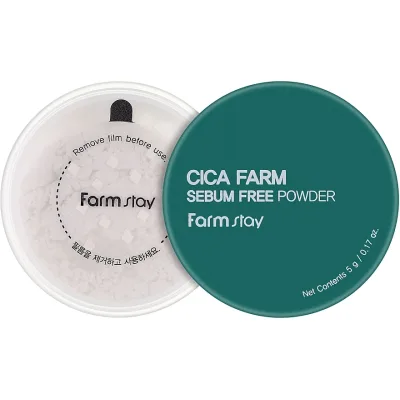 Пудра для обличчя FarmStay Cica Farm Sebum Free Finish Powder 5 г (8809551954723)