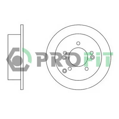 Гальмівний диск Profit 5010-1447 (упаковка 2 шт)
