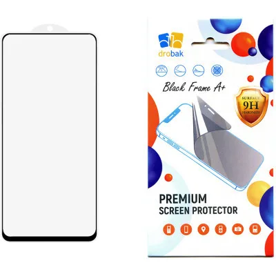 Скло захисне Drobak Poco M6 Pro 5G Black Frame A+ (171719)