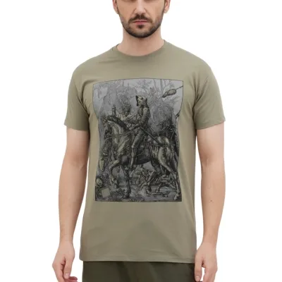 Футболка Sol's Imperial Knight Death and the Devil хакі S (11500268/394S)