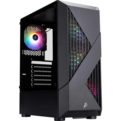 Корпус 1stPlayer F3-A-BK-4F1 Black без БЖ