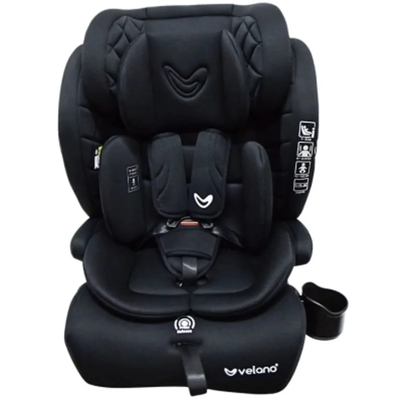Автокрісло Velano Flexo i-Size 76150 см, ISOFIX + Top Tether/ремінь, black (48413)
