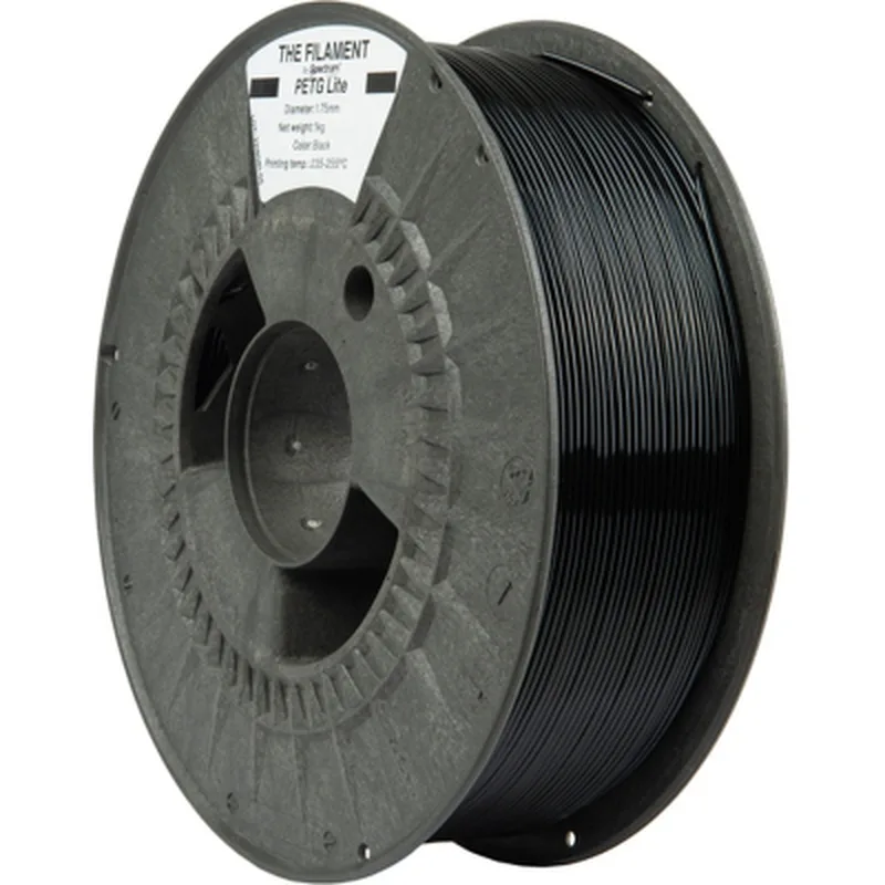Пластик для 3D-принтера The Filament PETG Lite 1.75mm 1kg BLACK (TF-24245)
