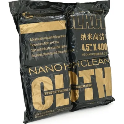 Серветки MECHANIC Nano Black, 11,5x11,5 cm, 400pcs (NB11.5x11.5/400)